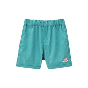 MIKIHOUSE儿童裤子宝宝短裤男女童刺绣5分裤透气新款HOTBISCUITS