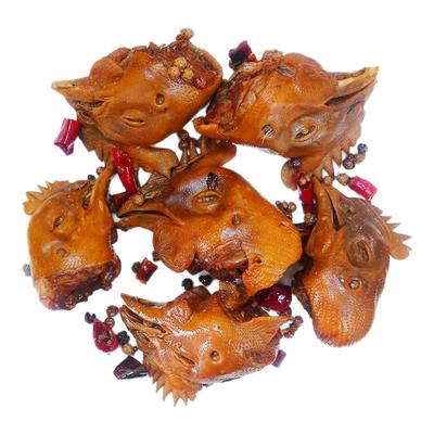 五香麻辣鸡头即食卤味乡巴佬风味休闲鸡肉类熟食烧烤下酒菜零食