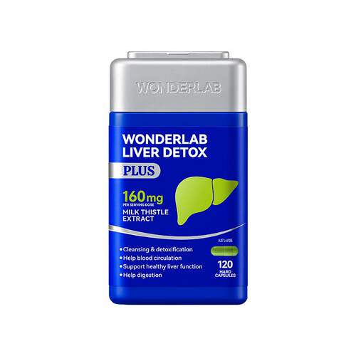 WonderLab奶蓟草PLUS护养肝水飞蓟类男女士熬夜护养肝解酒胶囊片