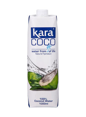 佳乐椰子水1L原装进口Kara coco椰子鸡水果奶茶原料运动补水饮料