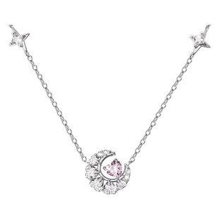 【情人节礼物】满载爱意幻梦心月项链女轻奢月亮生日送女友闺蜜