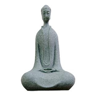 桌面中式北魏佛佛像佛微景观鱼缸造景假山桌面摆件茶宠香道装饰