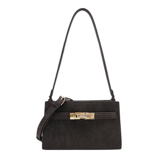 38节礼物ELLE女包凯莉包黑色手提包时尚通勤百搭单肩包高级感轻奢