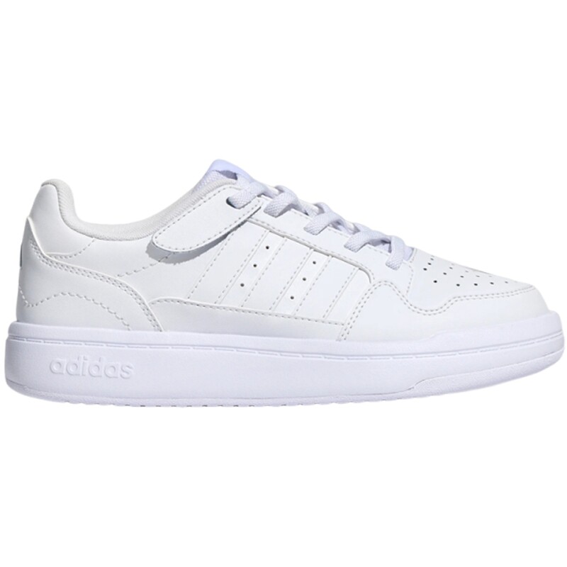 adidas阿迪达斯儿童大童稳定防滑篮球风运动板鞋KH8474
