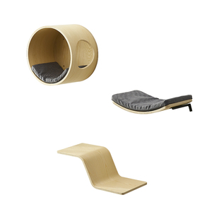 猫爬架墙壁式非实木猫跳台爬柱不占地猫窝一体猫抓板猫玩具