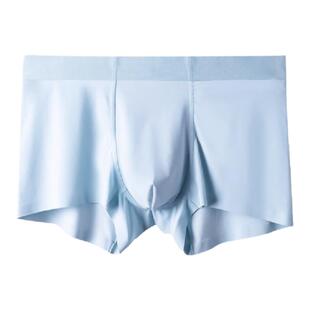 新款蚕丝面膜男内裤超薄冰丝飘飞铜纤维防菌透气无痕性感青年加大