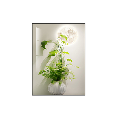 纪乐朵卫生间现代简约绿植装饰画