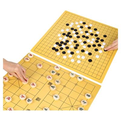 围棋五子棋棋盘套装学生比赛棋子护眼密胺十九路送书哑光象棋标准