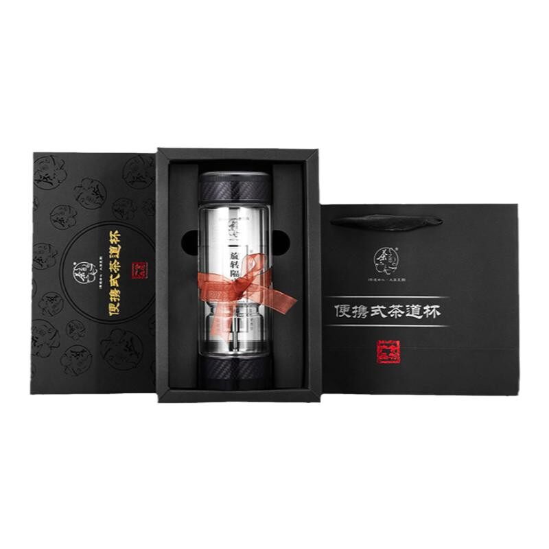 茶之恋臻钛版茶水分离泡茶杯商务