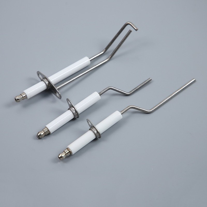 低氮冷凝炉用点火针 低氮燃烧机配件双针电极点火针 燃烧机点火棒