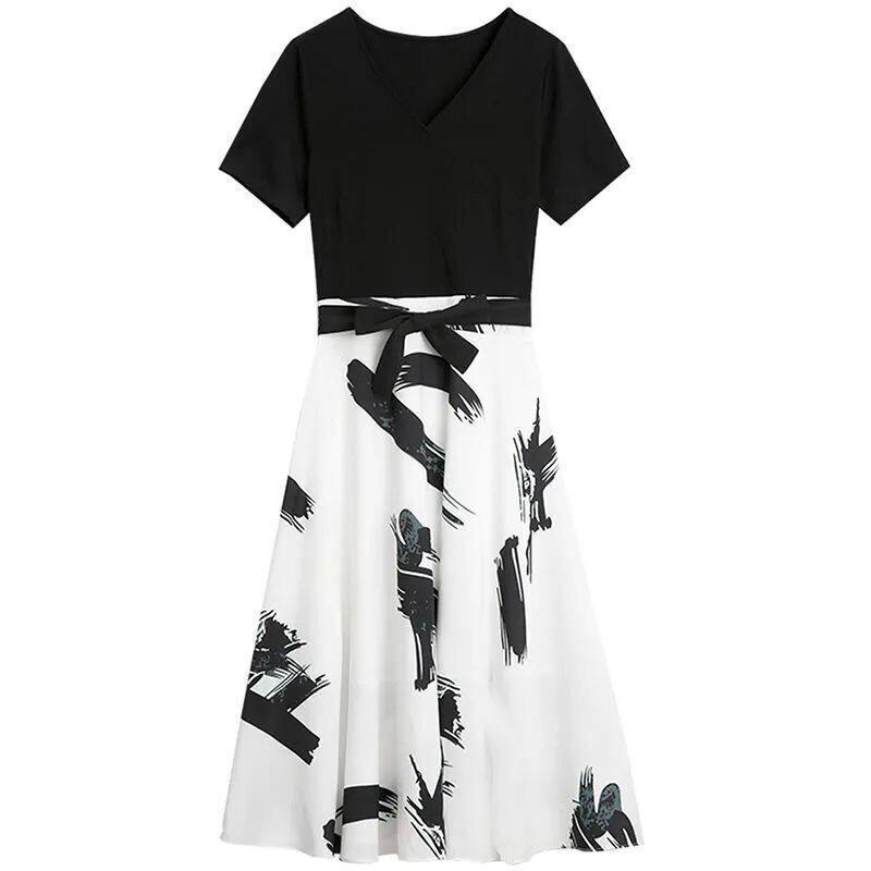 夏季新款中长款连衣裙