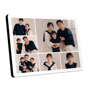 六宫格相框摆台照片定制做成相册水晶冲洗冲印宝宝全家福打印相片