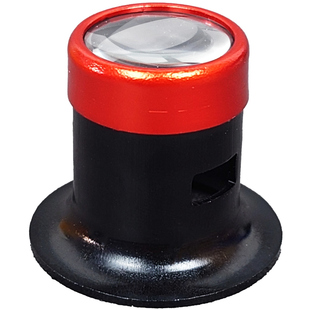 修表放大镜高清3X玻璃镜片5X目镜10X眼夹式15X单眼20倍寸镜透气孔