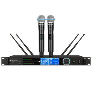 格伦士顿无线话筒真U段麦克风领夹手持头戴耳麦鹅颈培训舞台演出