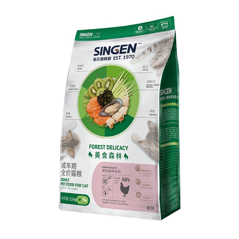 发育宝成猫粮美食森林全价1.5kg