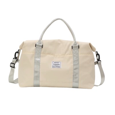 大容量套拉杆设计旅行包干湿分离