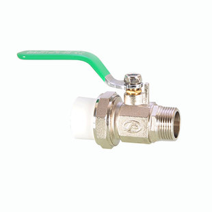 黄铜阀门PPR球阀20 25 32 40 50 63分双头活接内外丝阀门水管开关