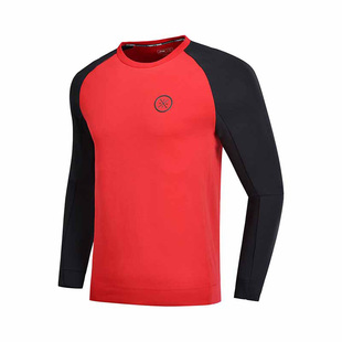 正品李宁卫衣男2018冬新款韦德之道套头衫圆领针织运动服AWDN899