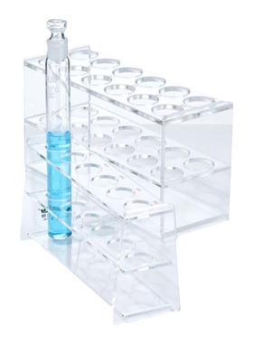 Labshark试管架有机玻璃比色管架