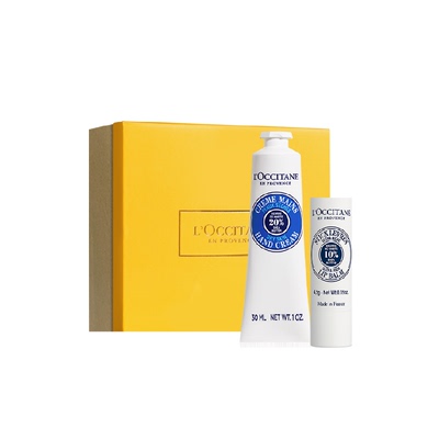 欧舒丹手霜+唇膏乳木果