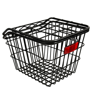 自行车车筐山地车后车筐后座架置物筐放书包单车后货架车篮子装备