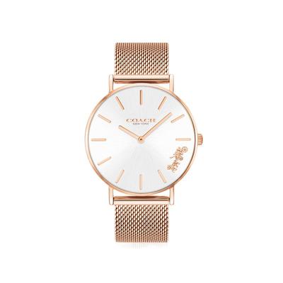 蔻驰经典米兰编织日晖纹表盘女表