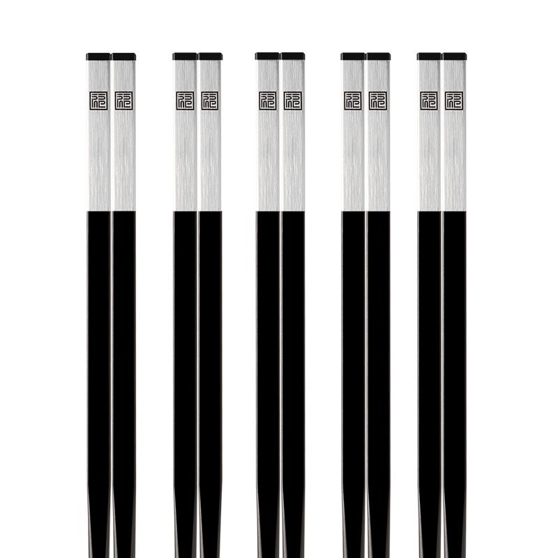 合金筷子家用抗菌食品级pps刻字