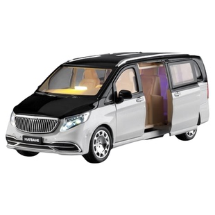 迈巴赫车模型合金仿真遥控电动门mpv商务车玩具男孩汽车模型摆件