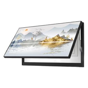 山水新中式电表箱装饰画大尺寸配电箱挂画弱电箱遮挡多媒体开关盒