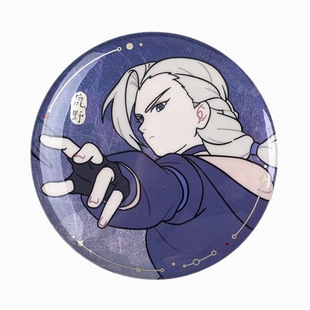 罗小黑战记2战斗系列徽章鹿野无限吧唧池年大电影周边纪念收藏