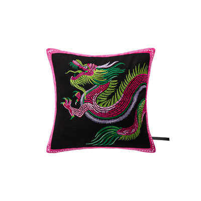 午观中式刺绣装饰沙发腰靠枕送礼