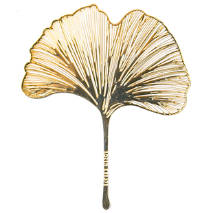 中国美术学院文创 银杏叶书签创意树叶金属高档精致古典国风黄铜叶脉书签礼盒毕业教师节送女老师生日小礼物