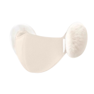 儿童保暖口罩耳罩一体男女童上学防风透气护耳秋冬防尘面罩可水洗