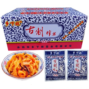 余姚特产开胃下饭菜 乡下妹古制榨菜 香菇榨菜丝 50克5-60包 包邮