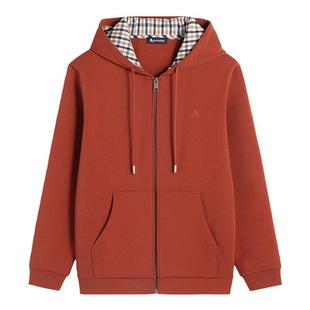 Aquascutum/雅格狮丹春夏新男女同款情侣长袖卫衣气质