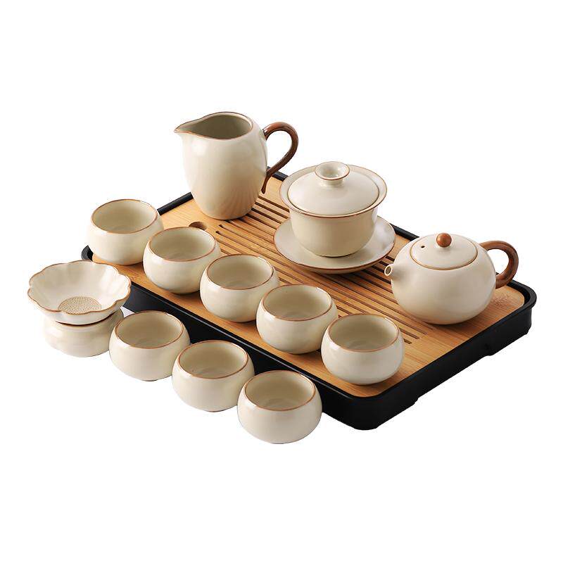 汝窑功夫茶具套装家用2026新款