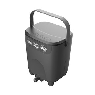 碧奥兰堆肥桶24L家用厨余垃圾快速发酵小型堆肥箱波卡西沤肥带轮