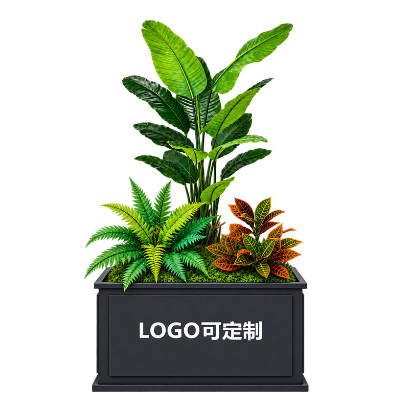 仿真绿植造景花箱室内外装饰摆设