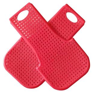 通用型靠背椅子椅面配件更替换加厚耐用舒服透气熟胶塑料面板坐垫