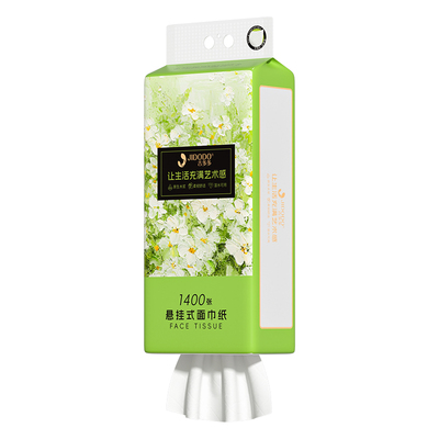 吉多多1400张6提5层加厚抽纸纸巾