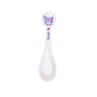 五和 库洛米儿童勺子宝宝餐具婴儿专用辅食勺密胺卡通吃饭勺调羹