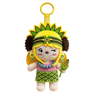 上海博物馆美洲展毛绒挂件玉米神雨神美洲豹挂饰文创礼物纪念品