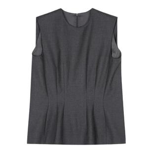 JNBY/江南布衣春秋衬衫休闲宽松无袖基础款百搭简约大气5O8211590