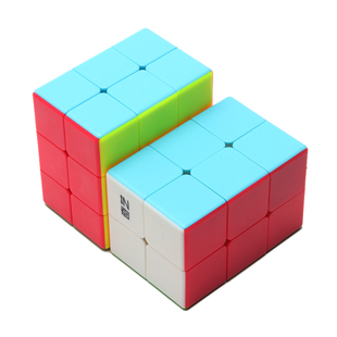 奇艺223魔方233异形123比赛专用灵活三阶2阶儿童初学益智玩具套装