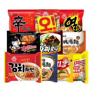 韩国泡面混搭进口方便面辛拉面火鸡面韩式速食三养不倒翁农心原装
