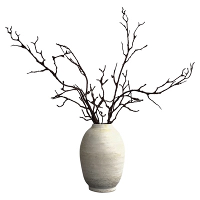 侘寂风仿真花假树枝干树枝插花