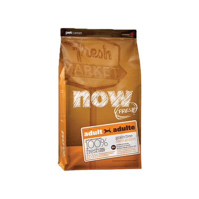 NOW无谷狗粮成犬鸭肉三文鱼