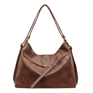 斜挎包复古大容量通勤托特包包女2025新款秋冬单肩斜挎三用双肩包