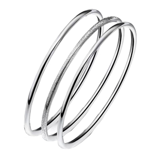 三生三世银手镯9999纯银手镯女时尚气质实心银手镯2025新款送女孩