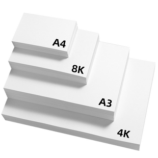 马克纸4K纸厚硬白卡纸马克笔绘画专用纸荷兰白卡纸A4幼儿园儿童涂鸦画画纸4开8k素描纸水彩粉美术纸A3大张纸